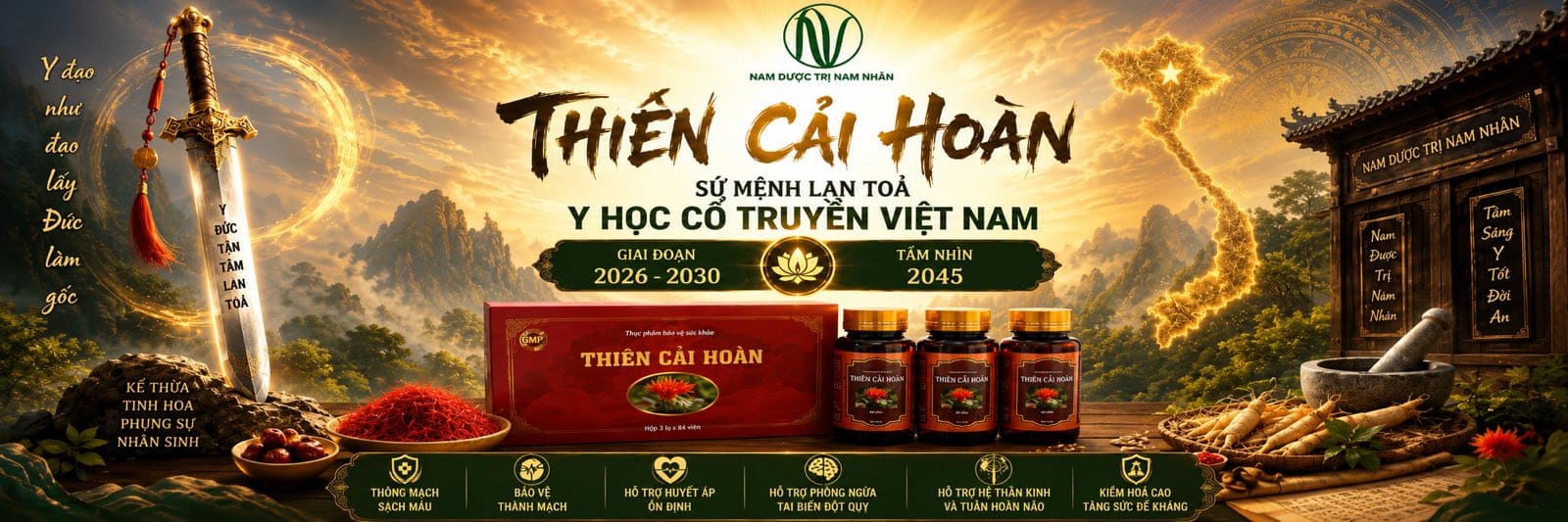 Sử dụng Thiên Cải Hoàn Nhất Tâm Đường giúp kiểm soát huyết áp và nâng cao chất lượng cuộc sống người cao tuổi.