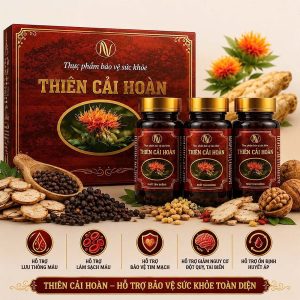 Thiên Cải Hoàn - 1 hộp 3 lọ (84 viên/lọ)