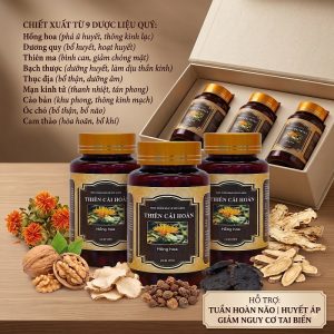 Thiên Cải Hoàn - 1 hộp 3 lọ (84 viên/lọ)